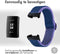imoshion Elastisch nylon bandje - Geschikt voor Fitbit Charge 4, Charge 3 - Donkerblauw - One Size