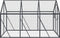 Volière 1,79x3x1,85 m aluminium antracietkleurig