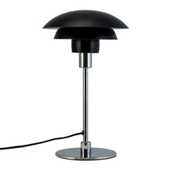 Morph - Tafellamp - Zwart met metalen kap
