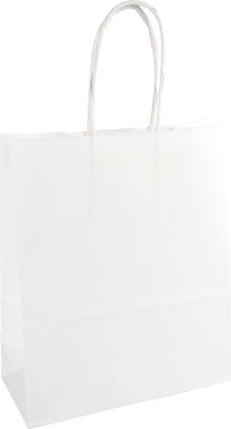 Papieren zak, ft 32 x 12 x 41 cm, wit