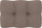 vidaXL - Palletkussens - 2 - st - stof - taupe