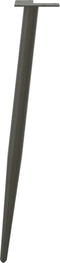 vidaXL - Salontafelpoten - conische - vorm - 4 - st - 72-73 - cm - staal - antraciet