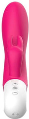 Mighty Rabbit vibrator van Liebe Kersen rood roze | oplaadbaar