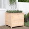 vidaXL - Plantenbak - 82,5x82,5x78 - cm - massief - grenenhout