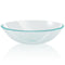 vidaXL - Wasbak - gehard - glas - 42 - cm - transparant