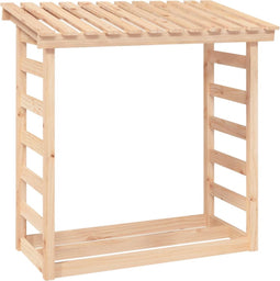 vidaXL - Haardhoutrek - 108x64,5x110 - cm - massief - grenenhout