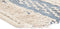 Tapijt DKD Home Decor 180 x 120 x 2 cm Blauw Katoen Wit Boho
