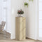 vidaXL - Plantenstandaard - 33x33x100 - cm - bewerkt - hout - sonoma - eikenkleurig