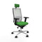 Piqueras y Crespo 2D086N2 - Bureaustoel - Hoofdsteun en armleuning - Groen
