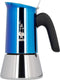 Bialetti Venus Blue metallic - Percolator - 4 kops - Roestvrijstaal - Inductiegeschikt
