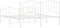 vidaXL - Bedframe - met - hoofd- - en - voeteneinde metaal - wit - 160x200 - cm
