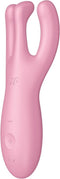 Satisfyer, vibrator, oplegvibrator, 'Treesome 4', 14 cm, met app, 3 motoren, voor stimulatie van clitoris en schaamlippen