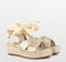 POSH by Poelman SAAR - Dames Sandalen - Imitatieleer - Goud - Maat 39