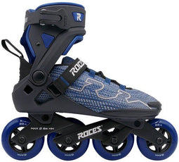 Roces R-Evo 84 - Skeelers - Softboot - Extra Comfort & Stabiliteit - Zwart/Blauw - Maat 44