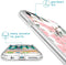 iMoshion Hoesje Geschikt voor iPhone SE (2022) / SE (2020) / 8 / 7 Hoesje Siliconen - iMoshion Design hoesje - Roze / Transparant / Cherry Blossom