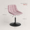 Woltu BH300rs-1 - Make-upkruk - Verstelbare Hoogte 38-49,5 cm 360° Draaibaar - Roze fluweel
