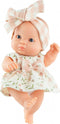 Paola Reina Puppegie Jana babypop blank meisje met jurk 21cm