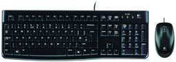 Logitech MK120 - Desktopset - Bedraad USB AZERTY FR - Zwart