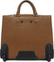 Gigi Fratelli Dames Leren Laptop Trolley 15.6 inch Romance Business ROM8015 Saddle Bruin