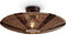 GOOD&MOJO Plafonniere Iguazu - Jute/Zwart - Ø55cm -