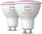 Philips Hue GU10 - Slimme LED-spot - 350 Lumen - Dimbaar - Bluetooth - (4 stuks)