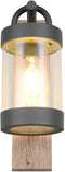 TRIO SAMBESI - Wandlamp - Schemersensor - Hout element - IP44