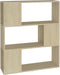 vidaXL-Boekenkast/kamerscherm-80x24x94-cm-spaanplaat-sonoma-eikenkleur
