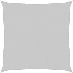 vidaXL - Zonnezeil - 6x6 - m - 100% - polyester - oxford - lichtgrijs