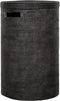 MUST Living Laundry basket Flores round Black,63xØ40 cm