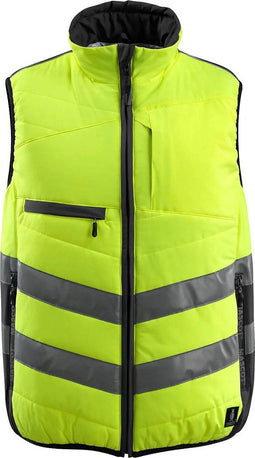 Mascot Grimsby - Winter Gilet - Winddicht en waterafstotend - Hi-Vis geel/zwart M