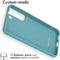 iMoshion Hoesje Geschikt voor Samsung Galaxy S22 Hoesje Siliconen - iMoshion Color Backcover - Donkergroen