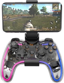 Havit G180BT - Draadloze Gamecontroller - Bluetooth - Transparant