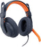 Logitech Zone Learn - Headset - Bedraad - 3.5mm AUX - Blauw Oranje