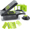 Mandoline - Multifunctionele Groentesnijder - 15-delige set - Groen
