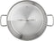 TEFAL B8646404 26 cm roestvrijstalen pan, Alle branders inclusief inductie, 6,5 L, Stevige handgrepen, Glazen deksel, Intuition XL