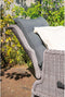 Garden Impressions Santacruz relax loungestoel - wicker - grijs