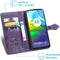 iMoshion Hoesje Geschikt voor Motorola Moto G9 Power Hoesje Met Pasjeshouder - iMoshion Mandala Bookcase - Blauw