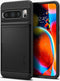 Spigen Slim Armor CS - Soft case - Versterkte valbescherming met pasjesvak - Zwart
