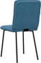 vidaXL - Eetkamerstoelen - 2 - st - fluweel - blauw