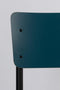 Zuiver Back To School Eetkamerstoel - Matte - Petrol - Set van 4