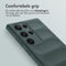 imoshion Hoesje - Geschikt voor Samsung Galaxy S23 Ultra - EasyGrip Backcover - Donkergroen