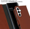 Selencia Samsung Galaxy A55 - Echt Lederen Bookcase - 3 Pashouders - Lichtbruin