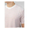 Ben Sherman heren Loopback gestreept T-shirt - Maat XL