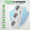 Travelhawk Verdeelstekker - 3 Voudig - 3 AC-aansluitingen 2 USB-poorten - Wit