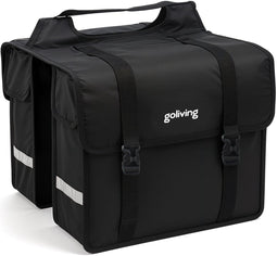 Goliving Fietstas 45 Liter - Dubbele Fietstassen - Waterdicht - Reflectoren - Zwart