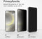 Accezz Gehard Glas Privacy Screenprotector - Samsung Galaxy S24 - 9H gehard glas - Zwart