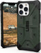 UAG - Pathfinder backcover hoes - Geschikt voor iPhone 13 Pro - Groen + Lunso Tempered Glass