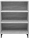 vidaXL - Dressoir - 69,5x32,5x90 - cm - bewerkt - hout - grijs - sonoma - eikenkleurig