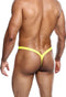 MOB EROTICWEAR - YELLOW THONG AND BUNS XL