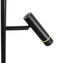 Vloerlamp Volari 4711ZW zwarte design 2-lichts leeslamp van Steinhauer met dim to warm LED, hoogte